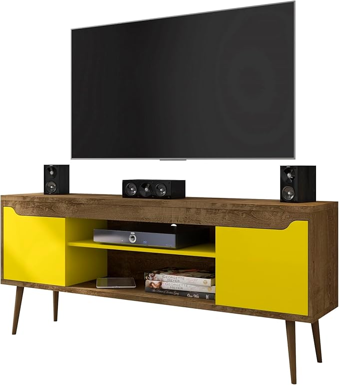 Manhattan Comfort Bradley Mid Century Modern TV Stand by ManhattanComfort