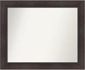 Amanti Art Brown Bathroom Mirror by AmantiArt