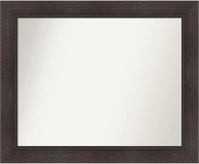 Amanti Art Brown Bathroom Mirror by AmantiArt
