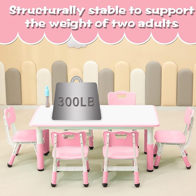 Children's Table and Chair Set Suitable - Image 6