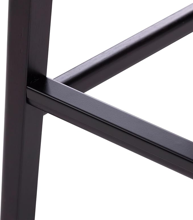 Plank+Beam Smythe Bar Stool, Sturdy Wood Modern Kitchen Bar Height Stool - Image 7