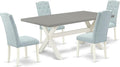 East West Furniture X097CE215-5 5 Piece Dining Room Table Set Includes a by EastWestFurniture