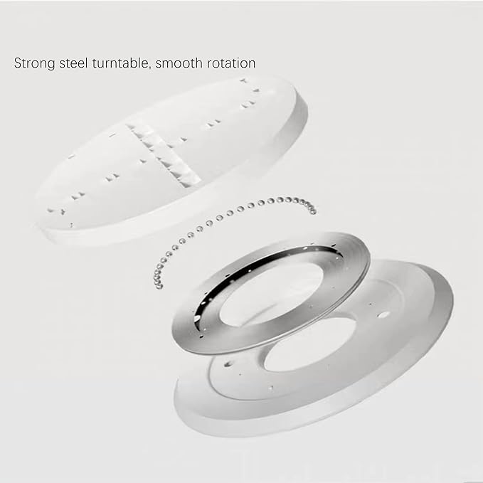 Rotating Bookshelf Tower, 360° Rotating Bookshelf, 66 inch High Small Space - Image 7