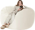 HABUTWAY Bean Bag Chair: Giant 6' Memory Foam Furniture Bean Bag Chair - 6Ft by HABUTWAYMakeYourLifeComfortable