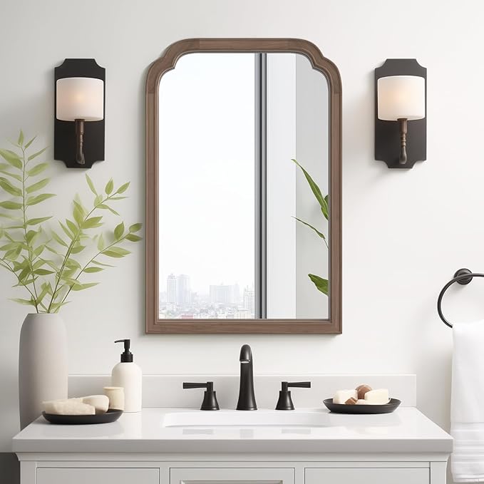 WallBeyond Wood Bathroom Mirrors by WallBeyond