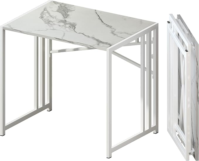 32 inch Folding Small Desk, Writing Gaming Computer Camping Desk by Lutown-TeenHome