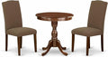 East West Furniture ESEN3-MAH-18 3 Piece Dinette Set by EastWestFurniture