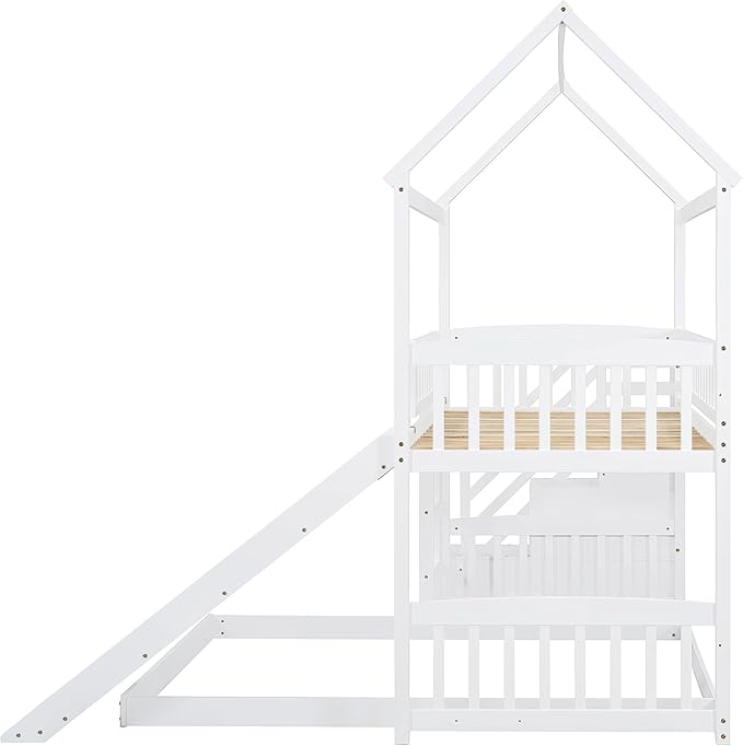 Ball & Cast Twin Over Twin Size House Bunk Bed - Image 5