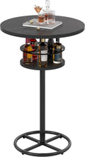 VECELO 36” High Top Bar Table, Sturdy Frame by VECELO
