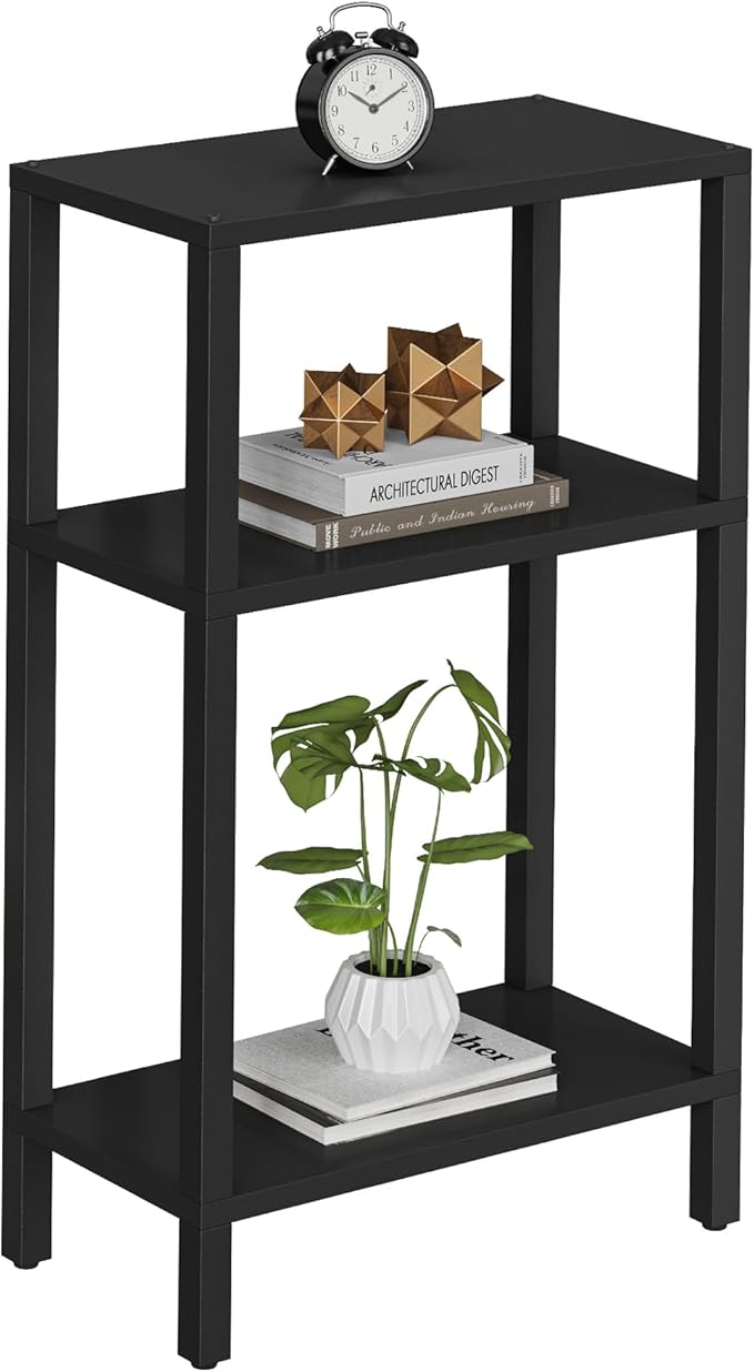 TUTOTAK Small Side Table, Narrow End Table, Skinny Sofa Table, Slim Nightstand by WelcometotheTUTOTAKHome