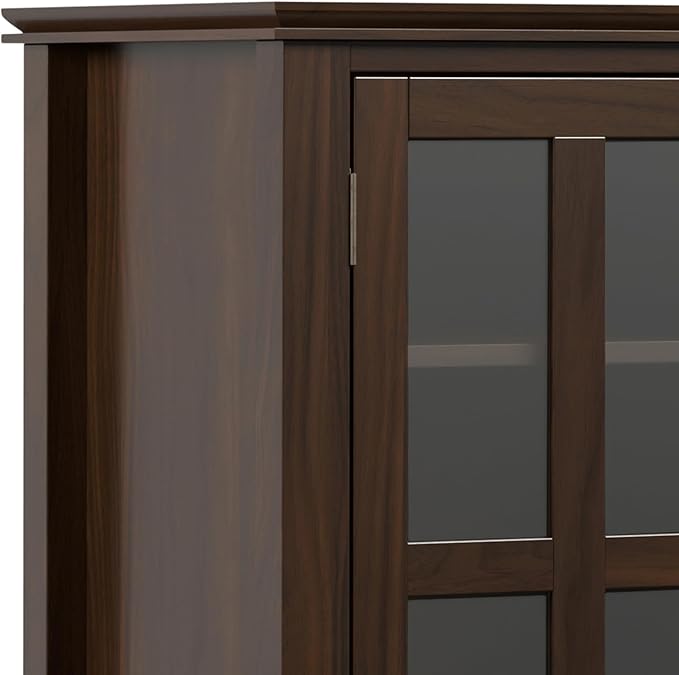 SIMPLIHOME Artisan SOLID WOOD 53 inch Wide Transitional TV Media Stand in - Image 6