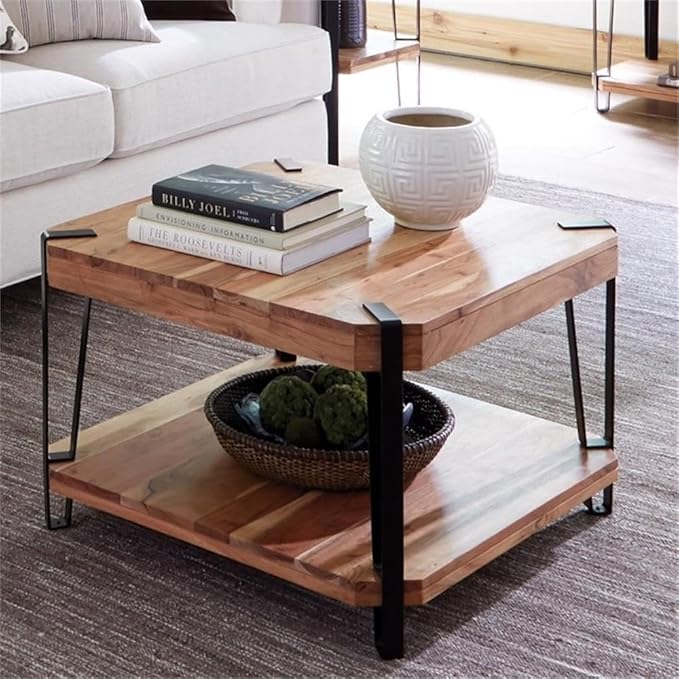 Ryegate Coffee Table, Natural Solid Wood - Image 2