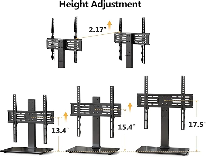 FITUEYES Universal TV Mount Stand Table Top TV Stand - Image 3