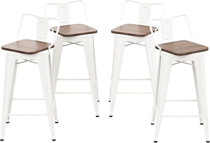 30 Inch Swivel Bar Stools Set of 4 by ALISH