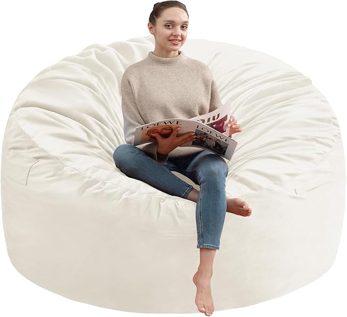 6FT Bean Bag Chair, Large Bean Bag Chairs by SIMFLAG