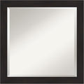 Amanti Art Brown Wall Mirror 24x24 Furniture Espresso Narrow Square Bathroom by AmantiArt
