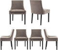 COLAMY Modern Dining Chairs Set of 6, Upholstered Corduroy Accent Side Leisure by COLAMYINC