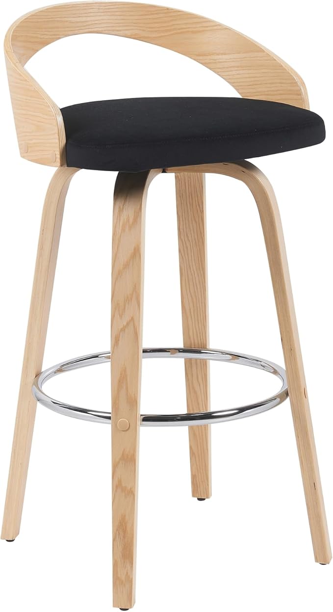 Sonia Modern Swivel Bar Height Stool - Image 2