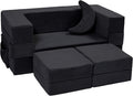 Modular Kids Sofa, Toddler Couch Foam Armchair by Elftopia