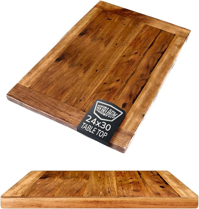 Reclaimed Wood Table Top by Heirloum
