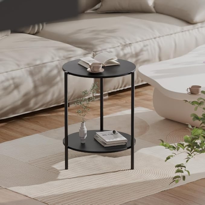 Side Table, Round End Table - Image 3