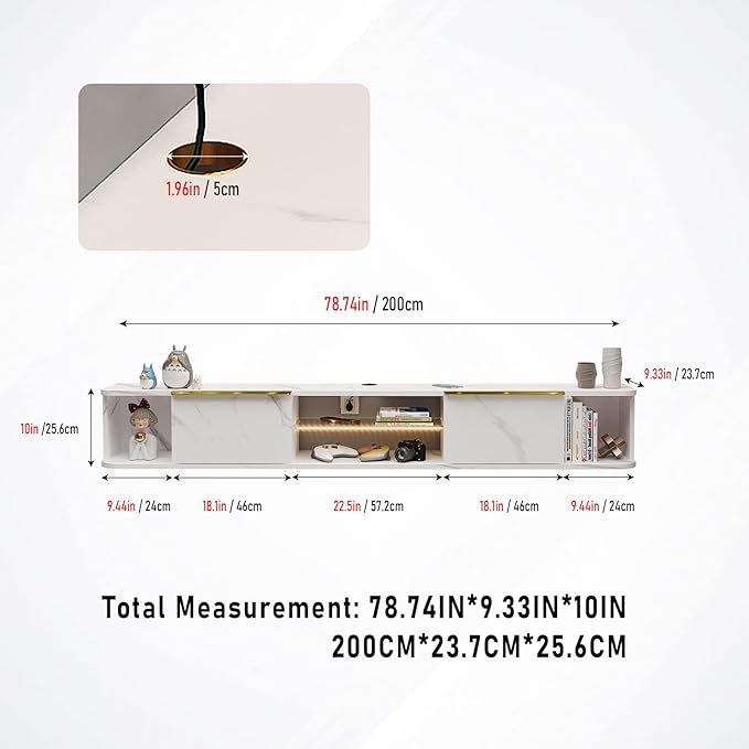 Pmnianhua LED Floating TV Stand - Image 6