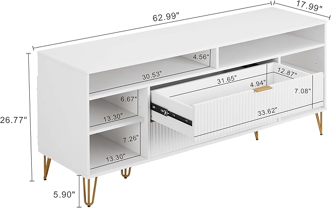 Manhattan Comfort Dumbo Mid Century Modern TV Stand - Image 10