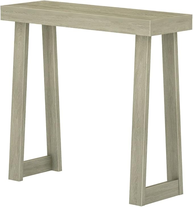 Plank+Beam Solid Wood Console Table, 36 Inch, Sofa Table, Narrow Entryway Table - Image 4