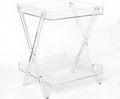 LIKENOW Furniture Acrylic Rectangular Tray Table by LIKENOW
