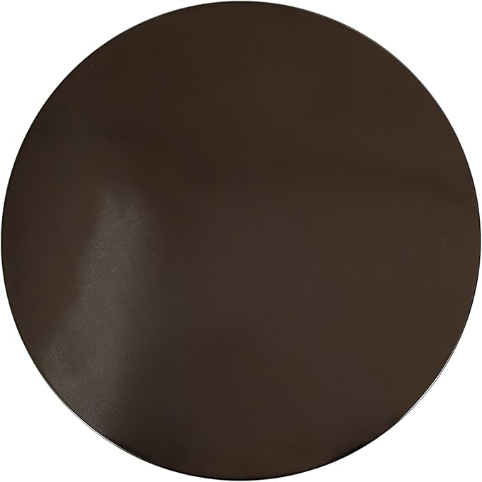 Kate and Laurel Aja Modern Metal Round Side Table; 15 x 15 x 23; Gray Gunmetal; - Image 8