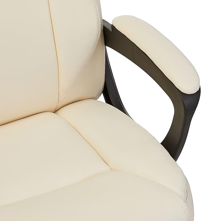 Amazon Basics Classic Puresoft PU Padded Mid-Back Height Adjustable Office - Image 6