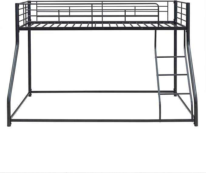 Twin XL Over Queen Metal Floor Bunk Bed - Image 4