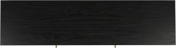 SAFAVIEH Claude TV Stand for up to 65" Flatscreen – Black, 2 Sliding Doors - Image 3