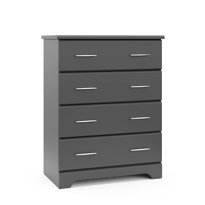 Storkcraft Brookside 4 Drawer Dresser – GREENGUARD Gold Certified, Dresser by Storkcraft