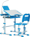 Real Relax Kids Desk and Chair Set, Children's Multifunctional School Tables by RealRelax