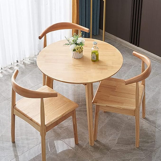 Simplicity Solid Wood Dining Table, Round - Image 6