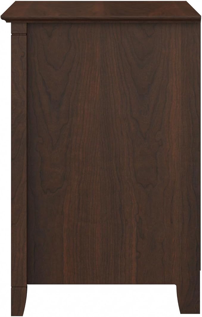 Bush Furniture Key West 2 Drawer Lateral File Cabinet in Bing Cherry - Image 9