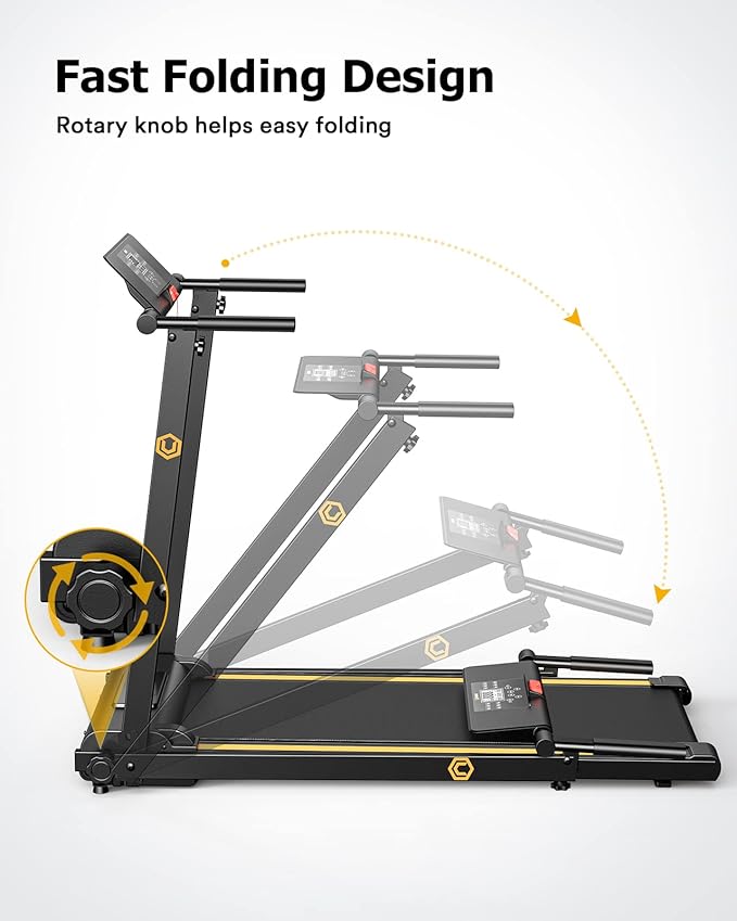 UREVO Treadmill with Desk Workstation, Walking Pad Treadmills - Image 5