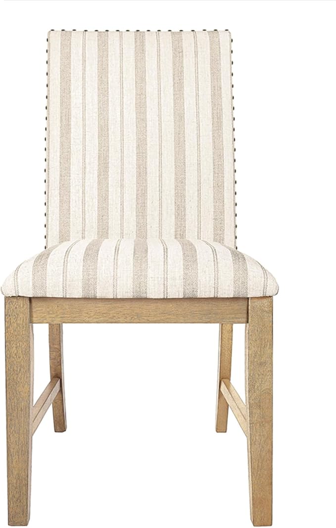 HomePop Upholstered Wood Apron Dining Chair - Image 4