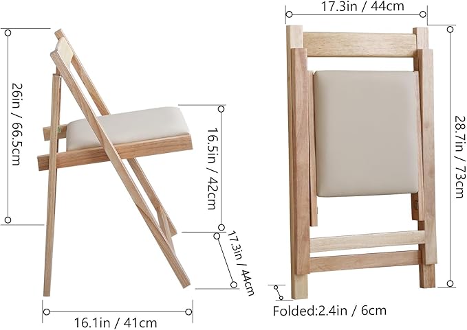 Wood Drop Leaf Folding Dining Table - Image 3
