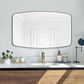 ANDY STAR Gold Mirror, 30x48’’ Brushed Gold Oval Mirror by ANDYSTAR