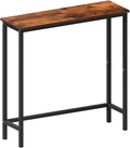 HollyHOME Narrow Console Table, 29.5" Slim Entryway Table, Sofa Stand, Hallway by HollyHOME