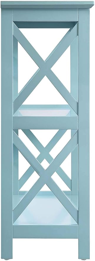 Convenience Concepts Oxford 3 Tier Bookcase, Sea Foam - Image 5