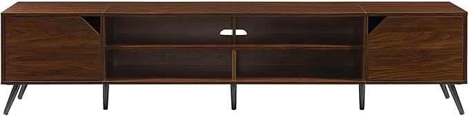 Walker Edison Nora Modern Minimal Open-Shelf TV Stand - Image 5
