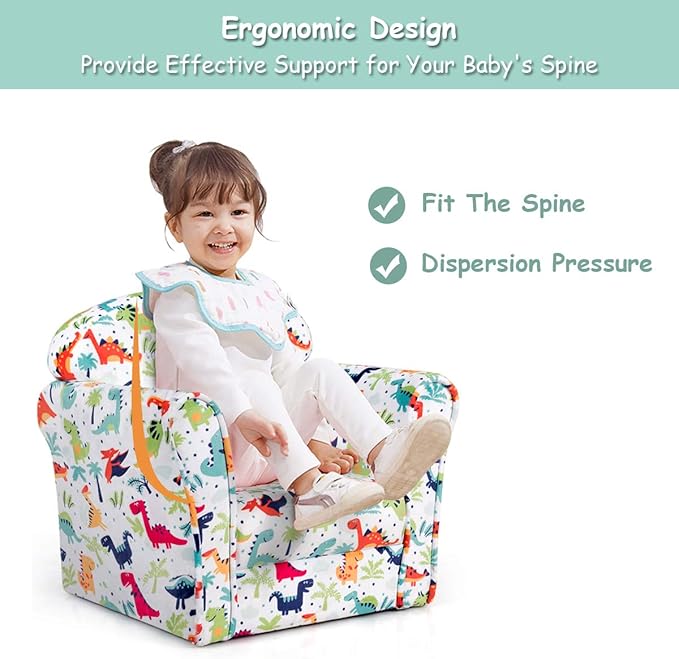 Costzon Kids Couch, Children's Sofa Armrest Chair - Image 5