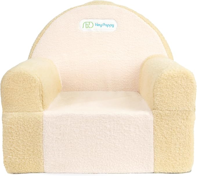 Toddler Chair, Comfy Foam Kids Couch by HeyPappy