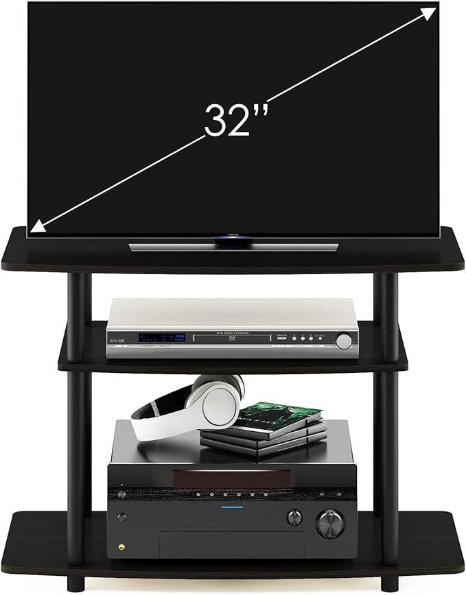 Furinno Turn-N-Tube No Tools 3-Tier Entertainment Center TV Stand - Image 5
