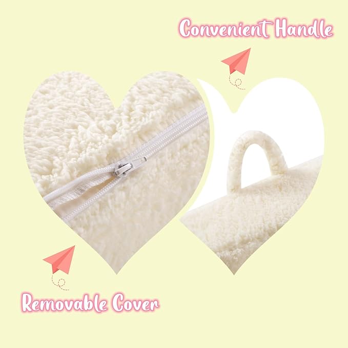 Kids Snuggly-Soft Sherpa Chair, Cuddly Toddler Foam Chair - Image 7