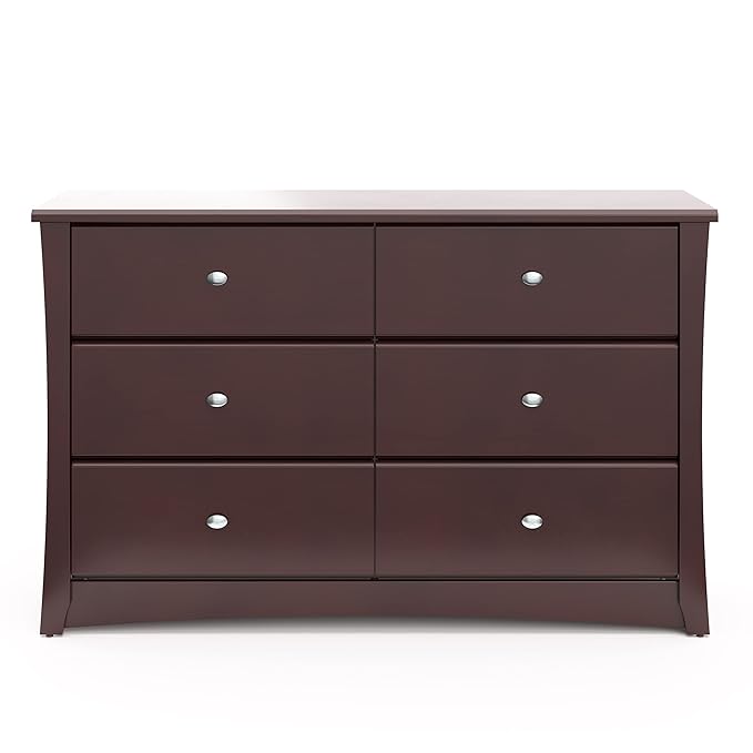 Storkcraft Crescent 6 Drawer Bedroom Dresser – GREENGUARD Gold Certified Dresser - Image 7