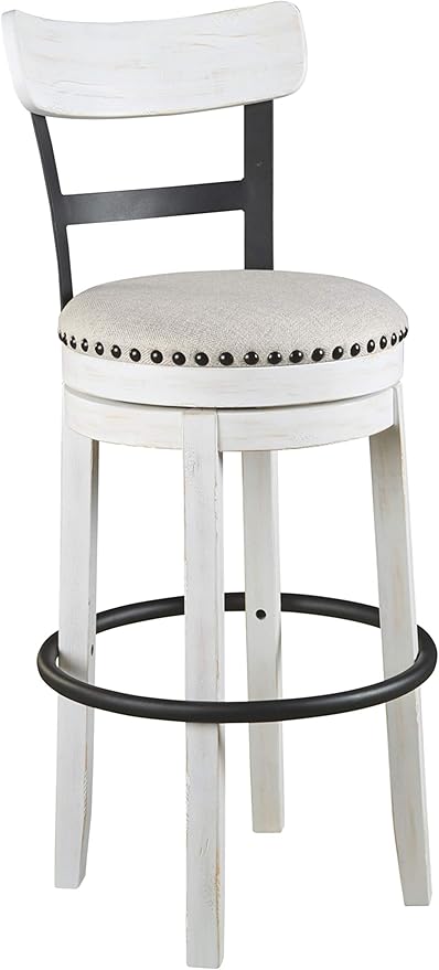 Signature Design by Ashley Valebeck 30" Modern Swivel Pub Height Barstool by SignatureDesignbyAshley